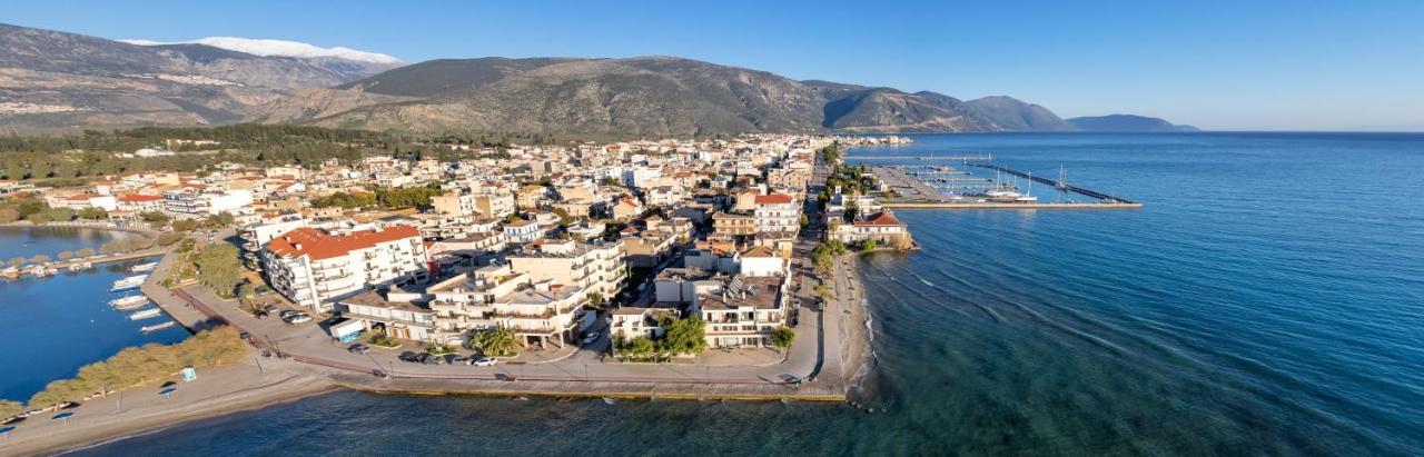 Beach House In Itea-Delphi Bagian luar foto
